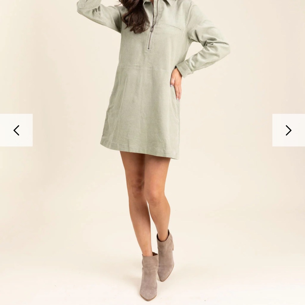 Elegant Sage Green Women's Dress